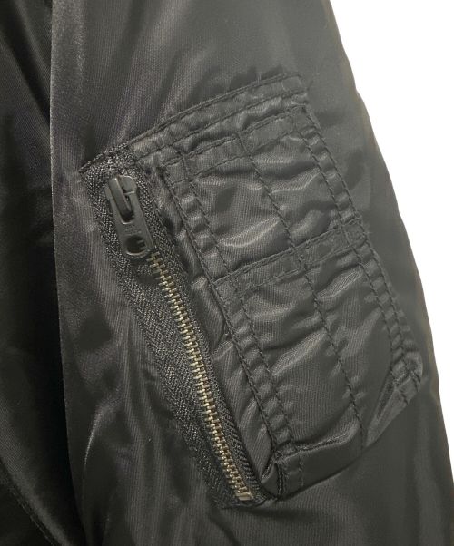 HUMAN MADE（ヒューマンメイド）HUMAN MADE (ヒューマンメイド) MA-1ジャケット ブラック サイズ:Lの古着・服飾アイテム