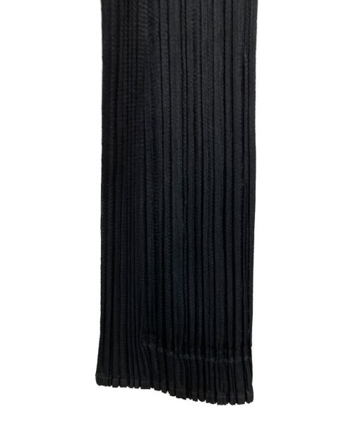 PLEATS PLEASE（プリーツプリーズ）PLEATS PLEASE (プリーツプリーズ) プリーツハイネックブラウス ブラック サイズ:3の古着・服飾アイテム