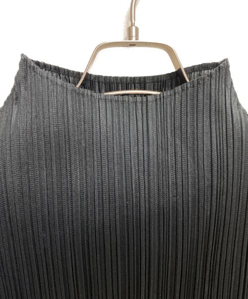 PLEATS PLEASE（プリーツプリーズ）PLEATS PLEASE (プリーツプリーズ) プリーツハイネックブラウス ブラック サイズ:3の古着・服飾アイテム
