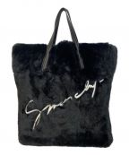 GIVENCHYジバンシィ）の古着「フェイクファーリバーシブルトートバッグ」｜ブラック