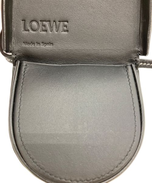 LOEWE（ロエベ）LOEWE (ロエベ) レザーコインケース ブラックの古着・服飾アイテム