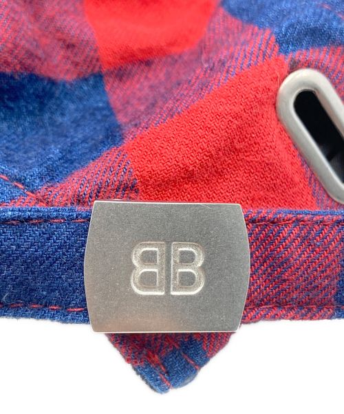 BALENCIAGA（バレンシアガ）BALENCIAGA (バレンシアガ) Flannel Cap サイズ:SIZE L ( 59cm )の古着・服飾アイテム