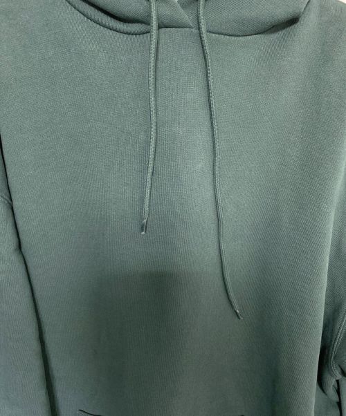 BALENCIAGA（バレンシアガ）BALENCIAGA (バレンシアガ) バックロゴプリント オーバーサイズフーディー グリーン サイズ:XSの古着・服飾アイテム