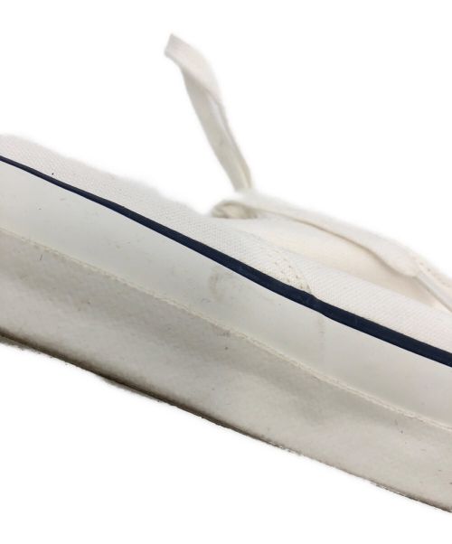 SHIPS by ASAHI（シップス バイ アサヒ）SHIPS by ASAHI (シップス バイ アサヒ) US NAVY デッキシューズ ホワイト サイズ:28の古着・服飾アイテム