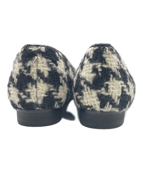 OHGA（オオガ）OHGA (オオガ) TWEED BIJOU PUMPS ブラック サイズ:22cmの古着・服飾アイテム