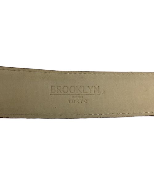 BROOKLYN（ブルックリン）BROOKLYN (ブルックリン) レザーベルト ブラウンの古着・服飾アイテム