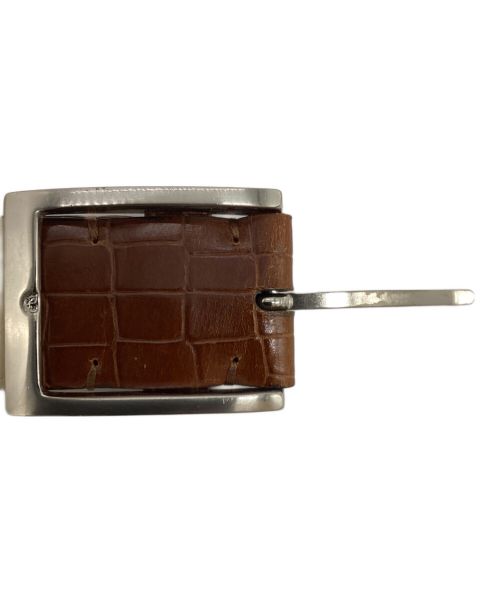 BROOKLYN（ブルックリン）BROOKLYN (ブルックリン) レザーベルト ブラウンの古着・服飾アイテム