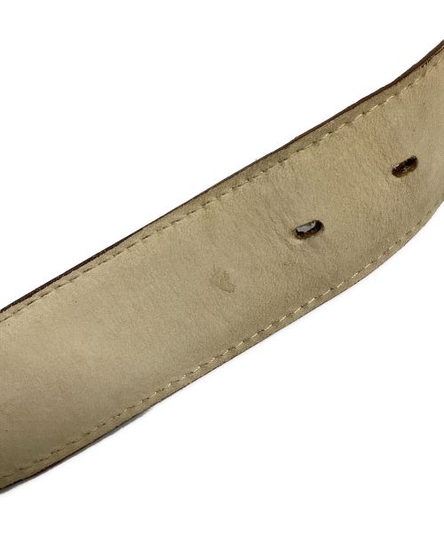 BROOKLYN（ブルックリン）BROOKLYN (ブルックリン) レザーベルト ブラウンの古着・服飾アイテム