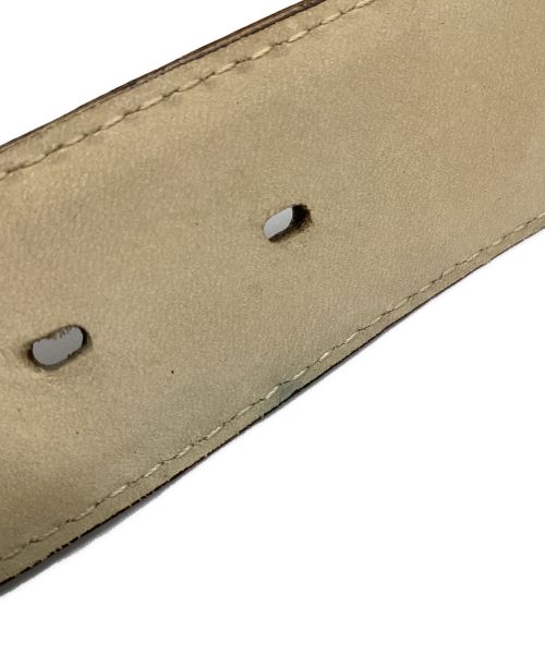 BROOKLYN（ブルックリン）BROOKLYN (ブルックリン) レザーベルト ブラウンの古着・服飾アイテム