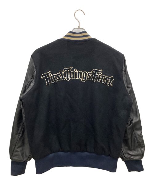 super tramp（スーパートランプ）super tramp (スーパートランプ) スタジャン ブラック サイズ:SIZE Lの古着・服飾アイテム