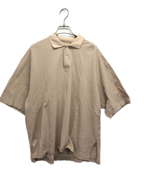 INTERIM（インテリム）INTERIM (インテリム) HYPER BIG SEA ISLAND PIQUE POLO SHIRT ブラウン サイズ:4の古着・服飾アイテム