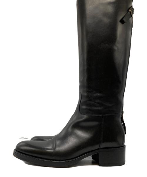 SARTORE（サルトル）SARTORE (サルトル) バックジップロングブーツ ブラック サイズ:35の古着・服飾アイテム