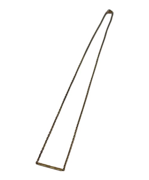 CULLNI（クルニ）CULLNI (クルニ) スクエアバーネックレス ゴールドの古着・服飾アイテム