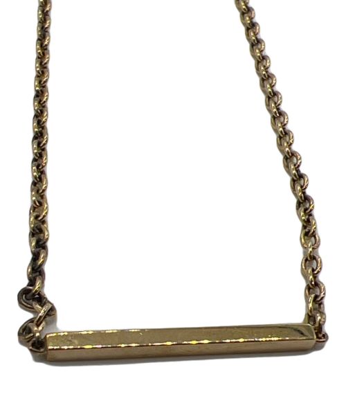 CULLNI（クルニ）CULLNI (クルニ) スクエアバーネックレス ゴールドの古着・服飾アイテム