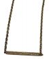 中古・古着 CULLNI (クルニ) スクエアバーネックレス ゴールド：2000円