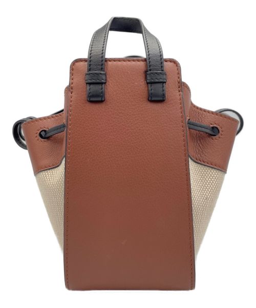 LOEWE（ロエベ）LOEWE (ロエベ) ハンモック ミニ ドローストリング ブラウン サイズ:-の古着・服飾アイテム