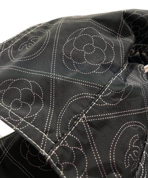 CHANEL（シャネル）CHANEL (シャネル) ココマーク&カメリアナイロンコート ブラック サイズ:36の古着・服飾アイテム