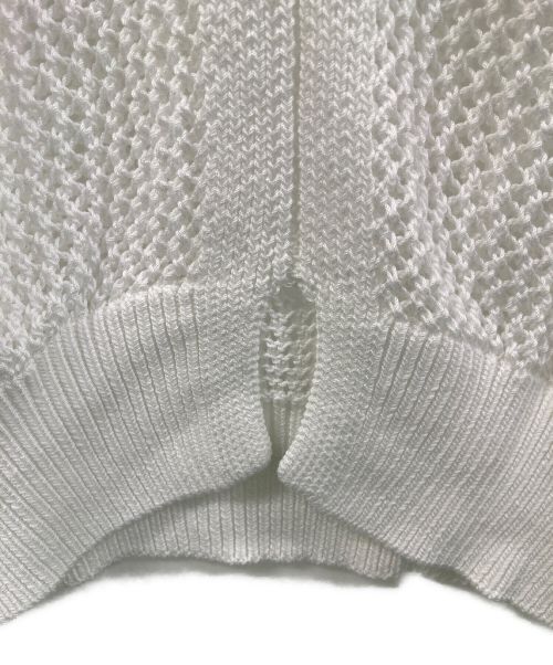 ADAWAS（アダワス）ADAWAS (アダワス) メッシュニットプルオーバー ホワイト サイズ:FREE 未使用品の古着・服飾アイテム