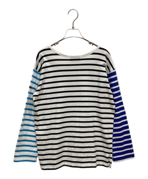 Le minor（ルミノア）Le minor (ルミノア) Demi-Luxe Beams (デミルクス ビームス) JANNE クレイジーパターンカットソー ブルー サイズ:1の古着・服飾アイテム