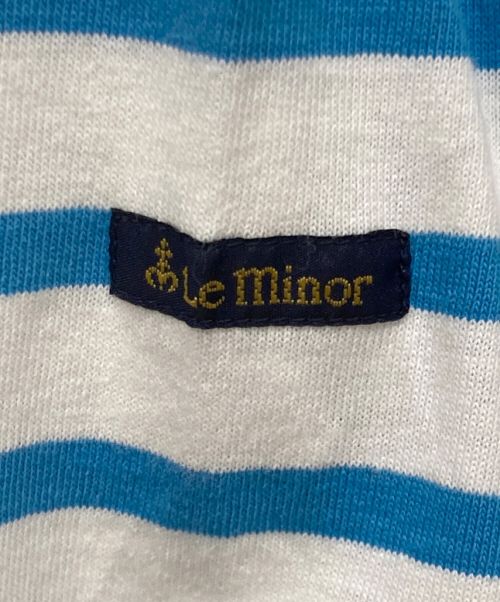 Le minor（ルミノア）Le minor (ルミノア) Demi-Luxe Beams (デミルクス ビームス) JANNE クレイジーパターンカットソー ブルー サイズ:1の古着・服飾アイテム