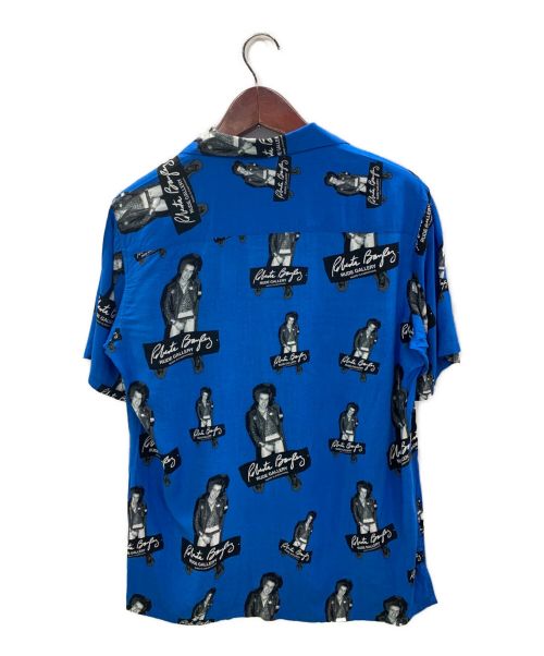 RUDE GALLERY（ルードギャラリー）RUDE GALLERY (ルードギャラリー) ROBERTA BAYLEY SS SHIRTS - Sid Dallas copy ロバータ・ベイリー RG0554-4 ブルー サイズ:L 未使用品の古着・服飾アイテム