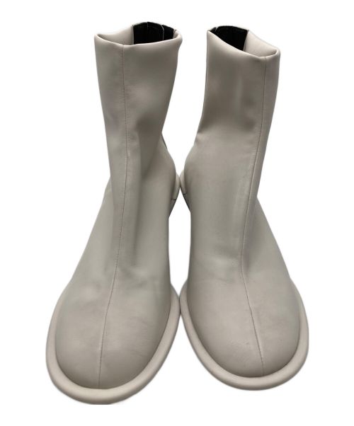 Pippichic（ピッピシック）Pippichic (ピッピシック) エコストレッチショートブーツ ベージュ サイズ:37 1/2の古着・服飾アイテム