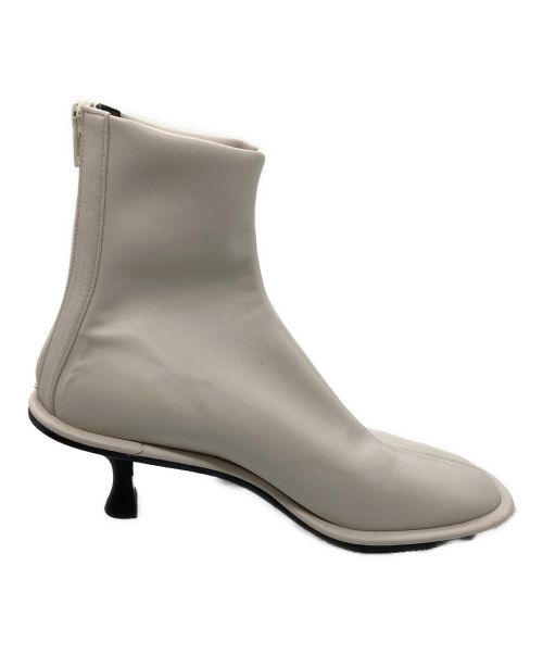 Pippichic（ピッピシック）Pippichic (ピッピシック) エコストレッチショートブーツ ベージュ サイズ:37 1/2の古着・服飾アイテム