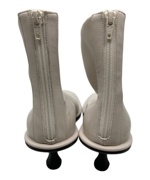 Pippichic（ピッピシック）Pippichic (ピッピシック) エコストレッチショートブーツ ベージュ サイズ:37 1/2の古着・服飾アイテム