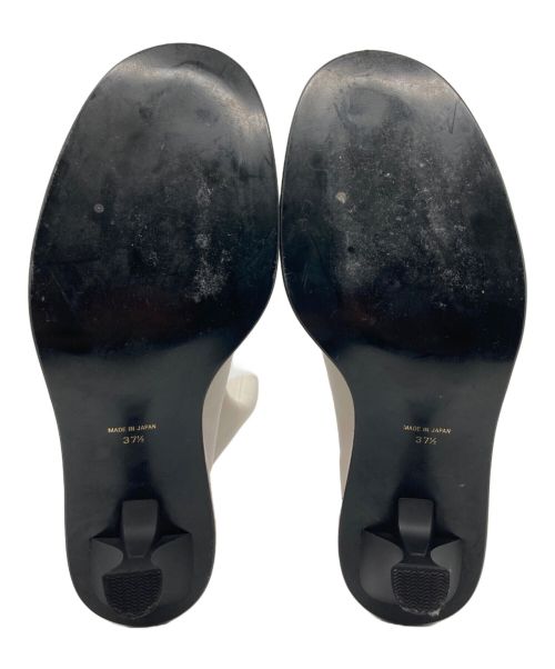 Pippichic（ピッピシック）Pippichic (ピッピシック) エコストレッチショートブーツ ベージュ サイズ:37 1/2の古着・服飾アイテム