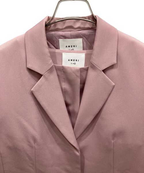 Ameri（アメリ）Ameri (アメリ) CROPPED JACKET SET VEST TOP ジャケット/ベストセットアップ 	01120650970 ピンク サイズ:FREEの古着・服飾アイテム