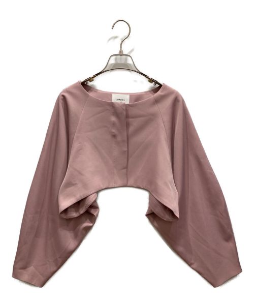 Ameri（アメリ）Ameri (アメリ) CROPPED JACKET SET VEST TOP ジャケット/ベストセットアップ 	01120650970 ピンク サイズ:FREEの古着・服飾アイテム