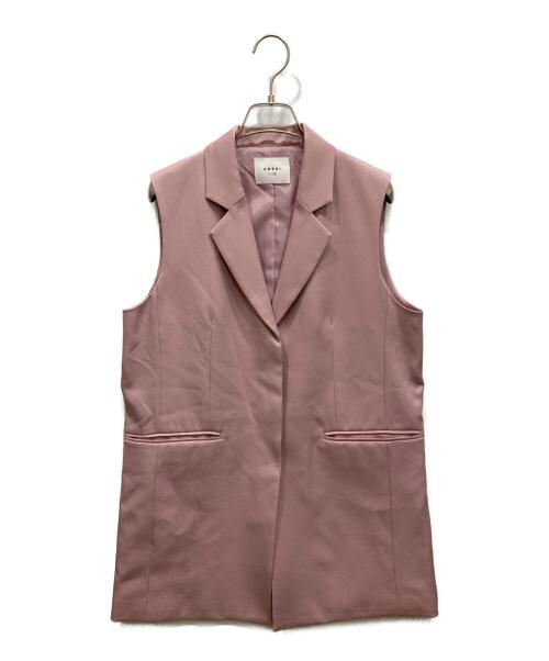 Ameri（アメリ）Ameri (アメリ) CROPPED JACKET SET VEST TOP ジャケット/ベストセットアップ 	01120650970 ピンク サイズ:FREEの古着・服飾アイテム