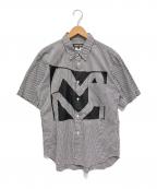 COMME des GARCONS HOMME DEUXコムデギャルソン オム ドゥ）の古着「S/Sギンガムチェックシャツ」｜ブラック