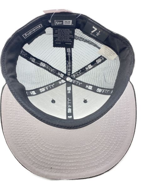 New Era（ニューエラ）New Era (ニューエラ) SUPREME (シュプリーム) Box Logo Mesh Back New Era Cap ブラック サイズ:56.8cmの古着・服飾アイテム