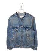 Maison Margiela 10メゾンマルジェラ 10）の古着「ノーカラーデニムジャケット」