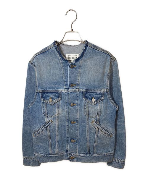 Maison Margiela 10（メゾンマルジェラ 10）Maison Margiela 10 (メゾンマルジェラ) ノーカラーデニムジャケット サイズ:42の古着・服飾アイテム