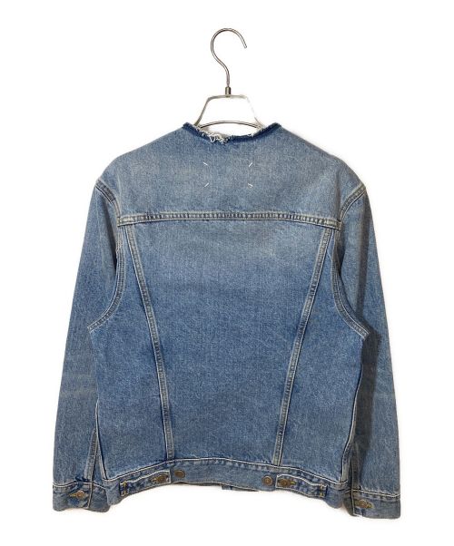 Maison Margiela 10（メゾンマルジェラ 10）Maison Margiela 10 (メゾンマルジェラ) ノーカラーデニムジャケット サイズ:42の古着・服飾アイテム