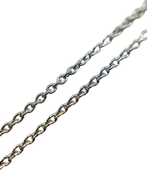 MIKIMOTO（ミキモト）MIKIMOTO (ミキモト) K18WG フィリグリー ヘキサゴン ダイヤ チェーンネックレス サイズ:50.0cmの古着・服飾アイテム