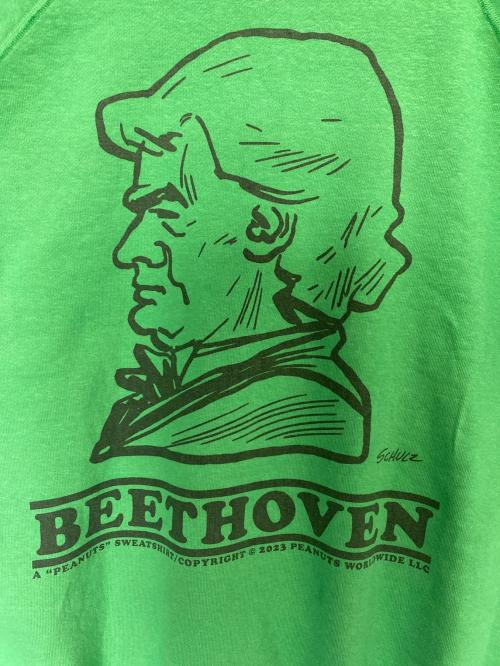 HUMAN MADE（ヒューマンメイド）HUMAN MADE (ヒューマンメイド) PEANUTS (ピーナッツ) SWEATSHIRT #3 グリーン サイズ:Lの古着・服飾アイテム