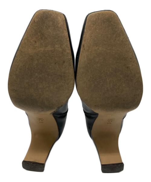 DIANA（ダイアナ）DIANA (ダイアナ) スクエアトゥショートブーツ ブラック サイズ:24cmの古着・服飾アイテム