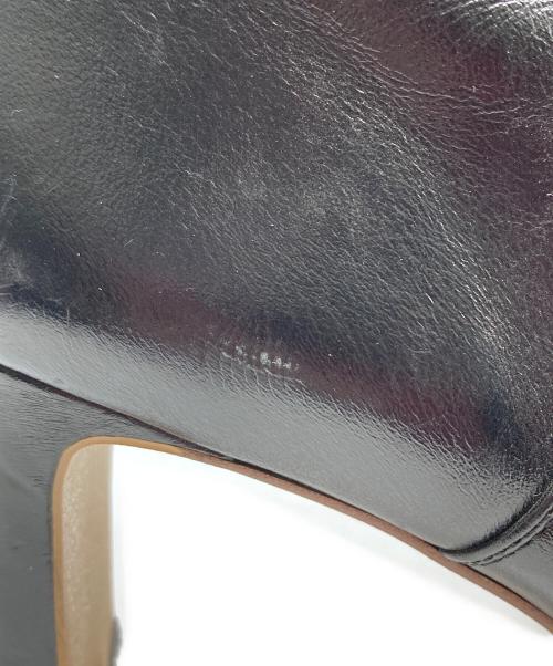 DIANA（ダイアナ）DIANA (ダイアナ) スクエアトゥショートブーツ ブラック サイズ:24cmの古着・服飾アイテム