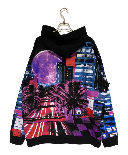VALENTINO（ヴァレンティノ）VALENTINO (ヴァレンティノ) Electric City Printed Hoodie ブラック サイズ:Mの古着・服飾アイテム