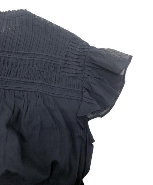 ISABEL MARANT ETOILE（イザベルマランエトワール）ISABEL MARANT ETOILE (イザベルマランエトワール) LANIKAYE フリルドレス ブラック サイズ:36の古着・服飾アイテム