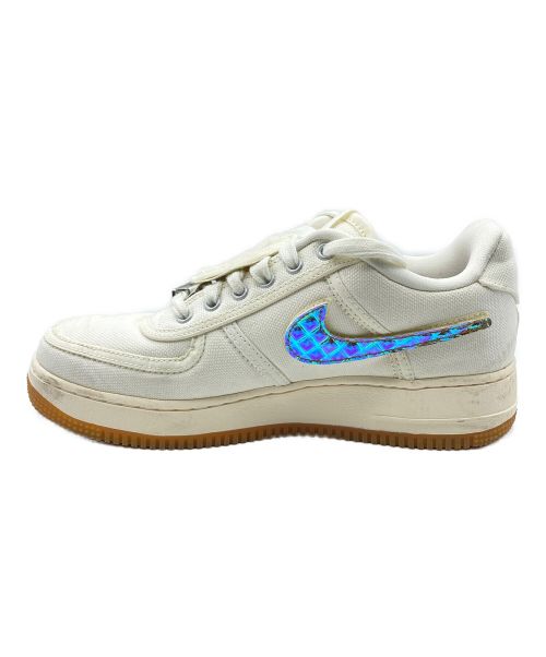 NIKE（ナイキ）NIKE (ナイキ) Travis Scott (トラヴィス スコット) AIR FORCE 1 LOW  ホワイト サイズ:24.5（US6.5）の古着・服飾アイテム