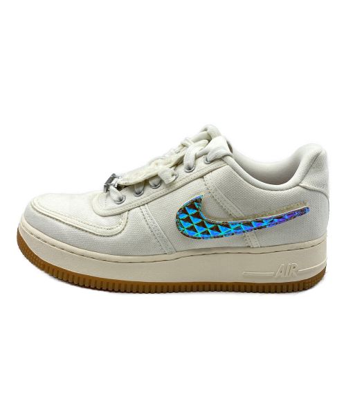 NIKE（ナイキ）NIKE (ナイキ) Travis Scott (トラヴィス スコット) AIR FORCE 1 LOW  ホワイト サイズ:24.5（US6.5）の古着・服飾アイテム