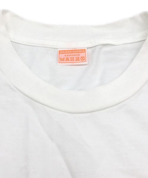 MAISON EUREKA（メゾンエウレカ）MAISON EUREKA (メゾンエウレカ) RUN EROSビッグシルエットTシャツ ホワイト サイズ:Fの古着・服飾アイテム