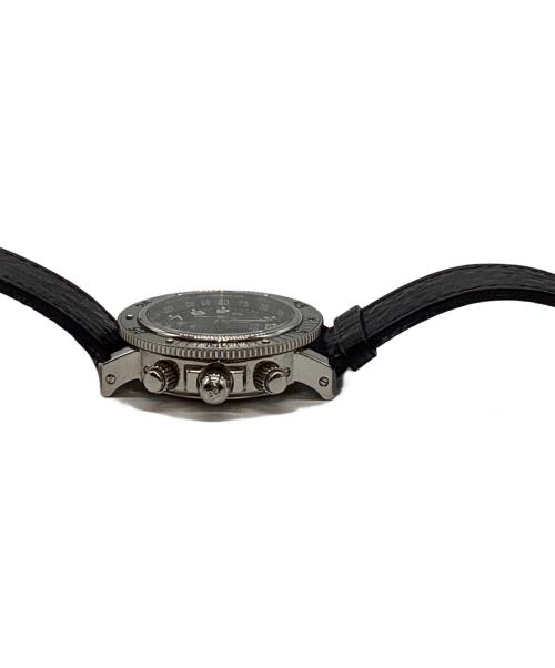 HERMES（エルメス）HERMES (エルメス) クリッパーダイバーズクロノリストウォッチ ブラックの古着・服飾アイテム