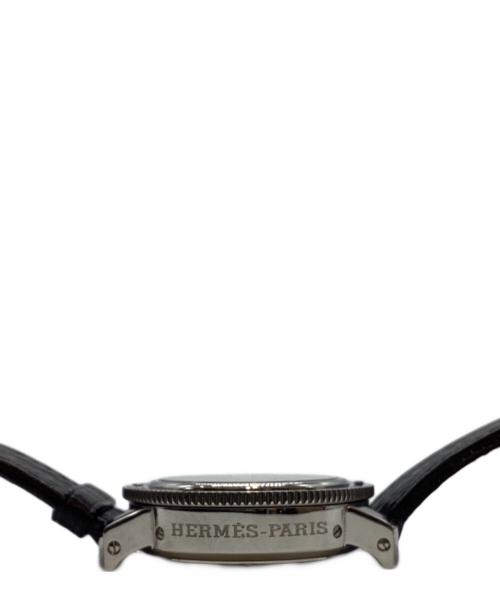 HERMES（エルメス）HERMES (エルメス) クリッパーダイバーズクロノリストウォッチ ブラックの古着・服飾アイテム