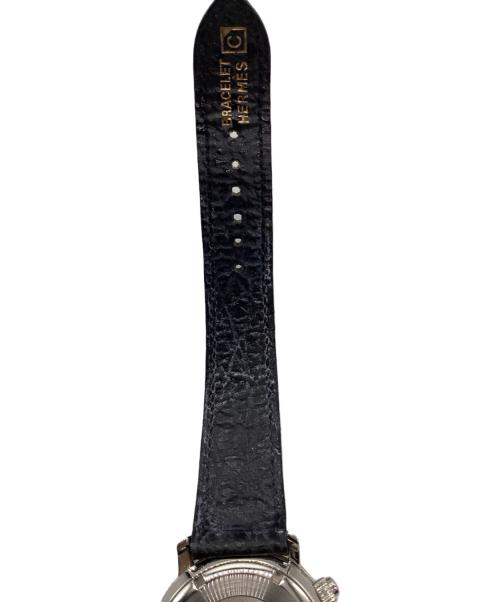 HERMES（エルメス）HERMES (エルメス) クリッパーダイバーズクロノリストウォッチ ブラックの古着・服飾アイテム