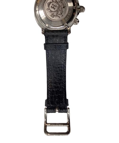 HERMES（エルメス）HERMES (エルメス) クリッパーダイバーズクロノリストウォッチ ブラックの古着・服飾アイテム